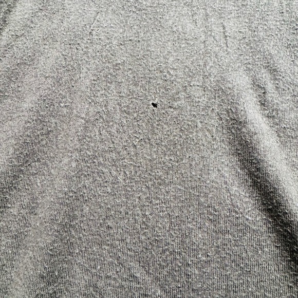 Zara Trafaluc Knit Olive Green Elbow Suede Patch Crewneck Pullover Sweater Small - Picture 8 of 10